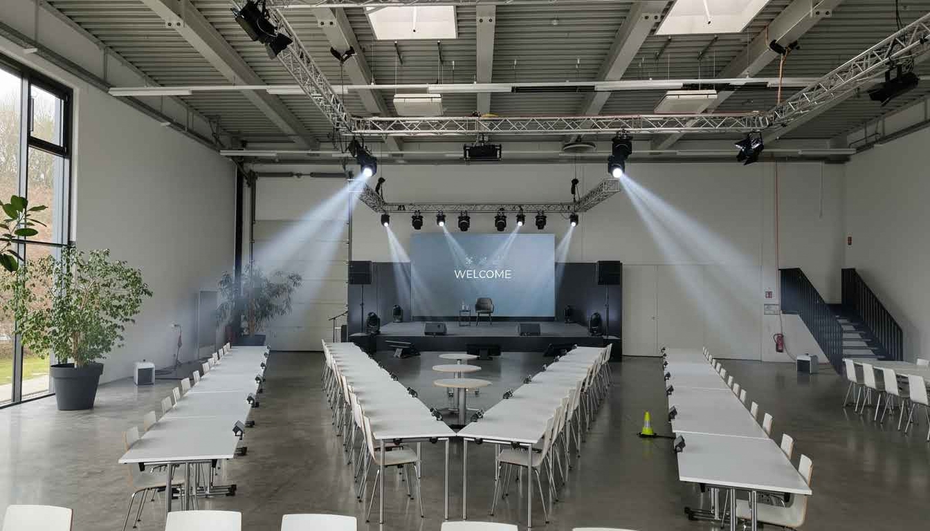 Eventtechnik im Boxberg Forum